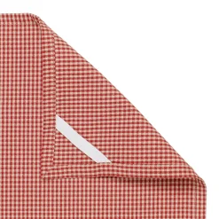 3 torchons campagne rouges en coton