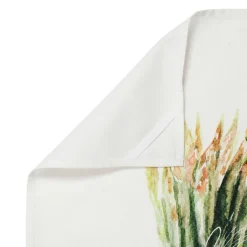 3 torchons marche blancs en coton