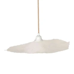 Abat-jour blanc beige d44cm - Louise