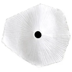 Abat-jour blanc beige d44cm - Louise