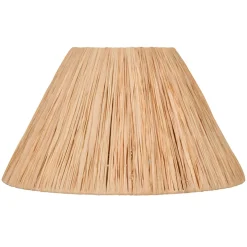 Abat-jour conique en raphia naturel d30cm