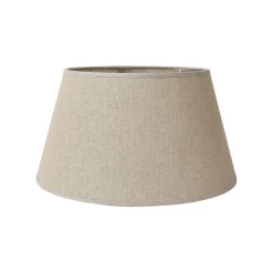 Abat-jour jute en lin D20cm