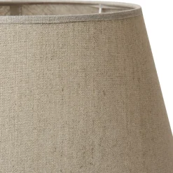 Abat-jour jute en lin D20cm