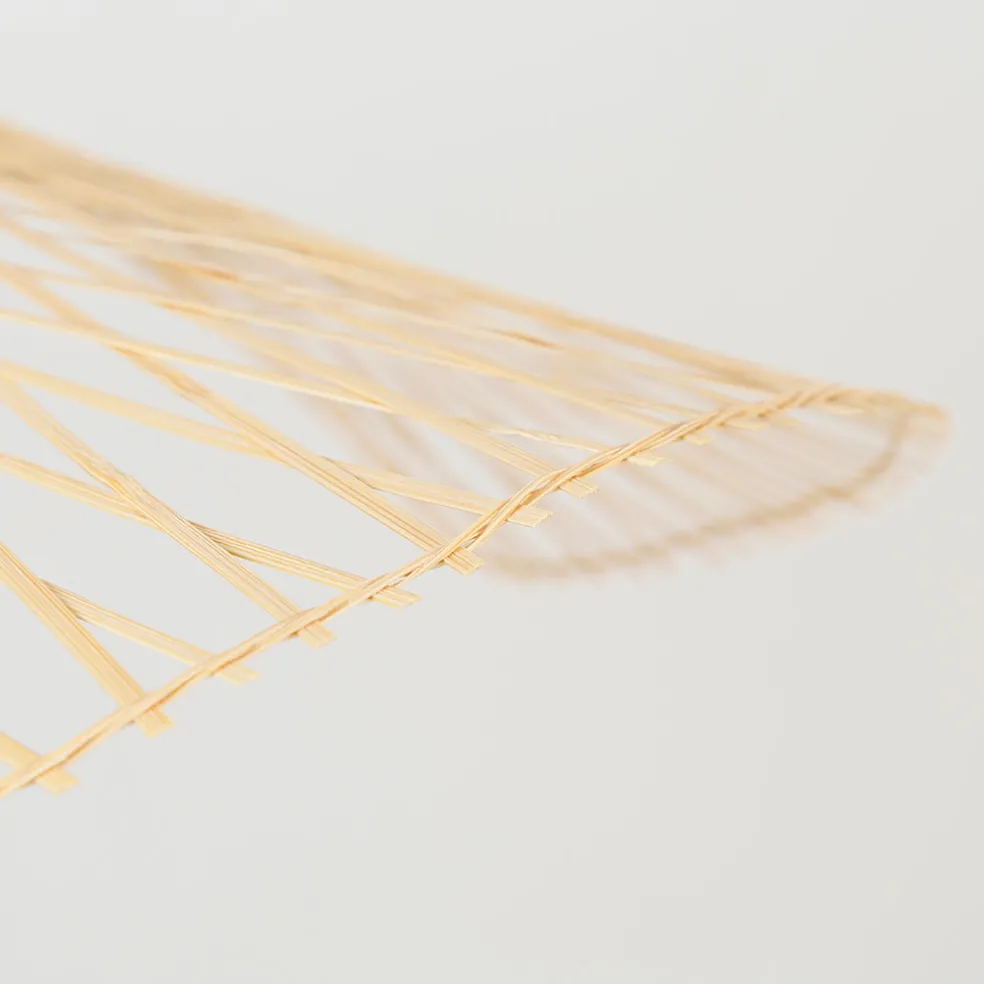 Abat-jour non électrifié en bambou d65cm naturel - Libellule