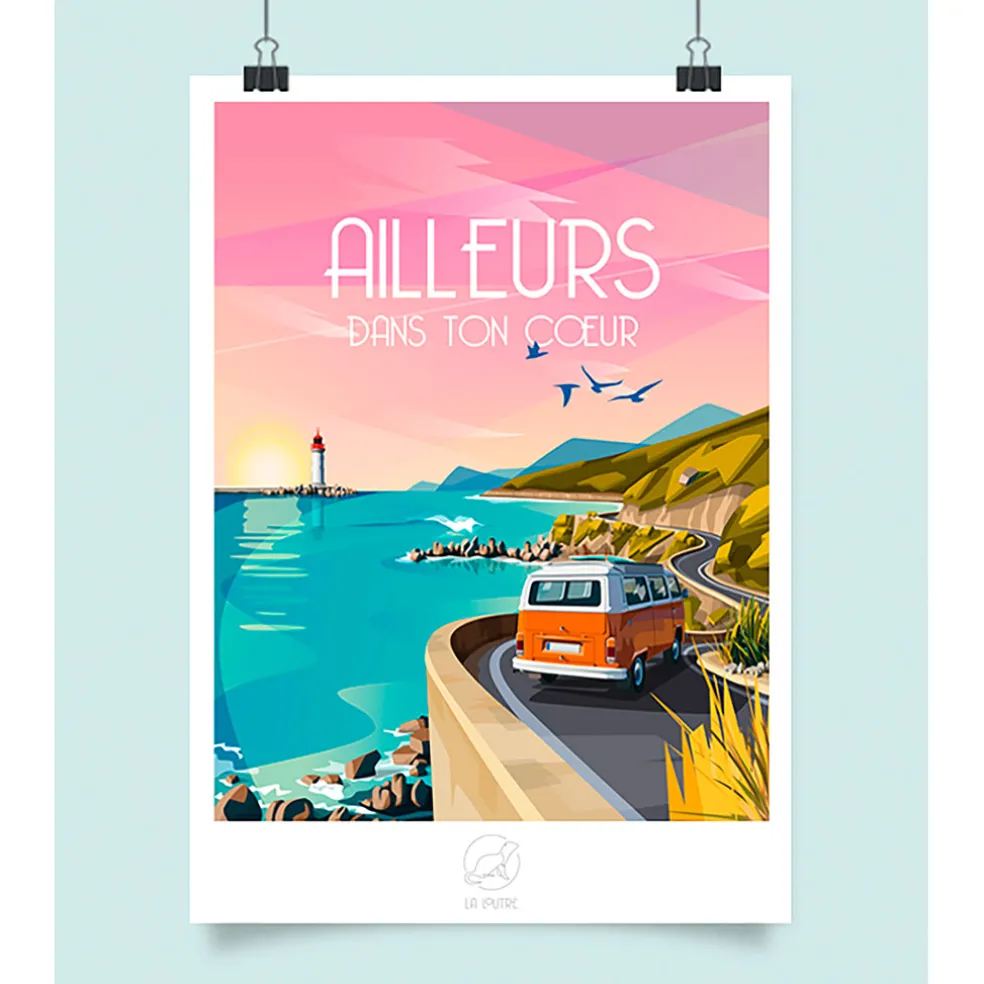 Affiche ailleurs 42x59.4cm