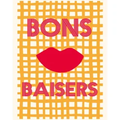 Affiche "Bons baisers" 30x40cm