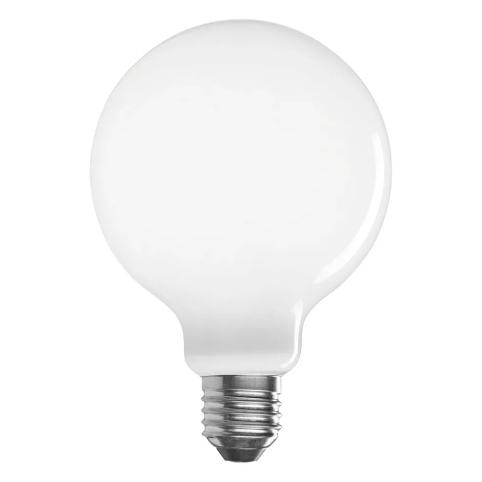 Ampoule led filament opaline globe - 9 w. 1000 lm. e27. g95.