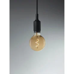 Ampoule spirale globe ambree