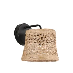 Applique en métal naturel h18cm