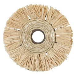 Applique non electrique en raphia d25cm naturel - cuzco