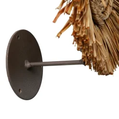 Applique non electrique en raphia d25cm naturel foncé - cuzco
