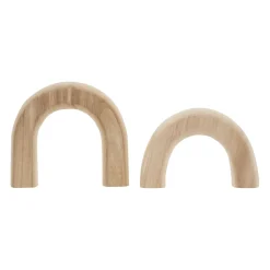 Arc en bois x2 naturel à poser - flotille