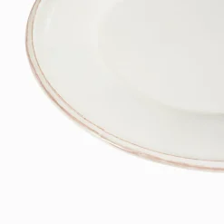 Assiette à dessert en faïence ivoire d23.5cm - constance