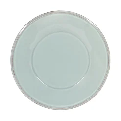 Assiette à dessert en faïence vert d'eau d23.5cm - constance