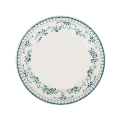 Assiette à dessert en faience bleu ancien d20cm - faustine