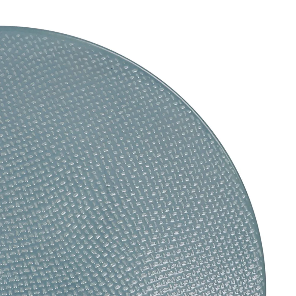 Assiette à dessert en gres bleu d21cm - vesuvio