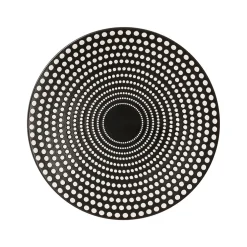 Assiette à dessert en grès pois noir d20.5cm - galaxy