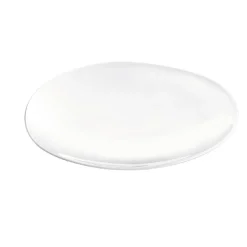 Assiette à dessert en porcelaine blanc d22cm - Galet