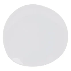 Assiette à dessert en porcelaine blanc d22cm - Galet