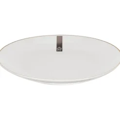 Assiette à dessert en porcelaine lisere doré d20cm