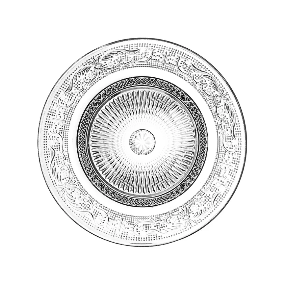Assiette à dessert en verre d17.5cm - classica