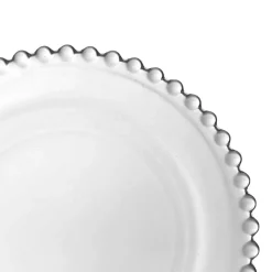 Assiette à pain en verre d16cm - perloa