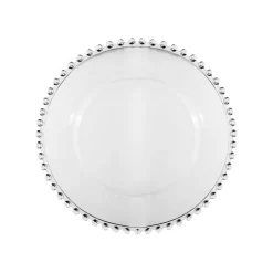 Assiette a dessert en verre d20cm - perloa