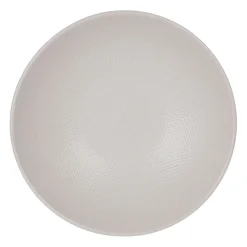 Assiette calotte en grès crème d19cm - vesuvio