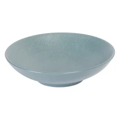 Assiette calotte en gres bleu d25cm - vesuvio