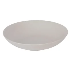 Assiette calotte en grès blanc d25cm - Vesuvio