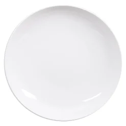 Assiette calotte en porcelaine blanc d21.5cm - selena