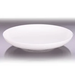 Assiette calotte en porcelaine blanc d21.5cm - selena