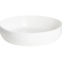 Assiette creuse en porcelaine blanche d19.5cm - Stockholm