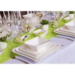 Assiette creuse en porcelaine blanc d15.5cm - melody