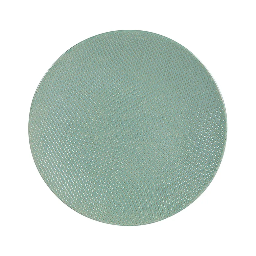 Assiette de dessert en grès sauge d21cm - Vesuvio