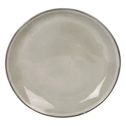 Assiette dessert en grès vert d20 cm - Nori