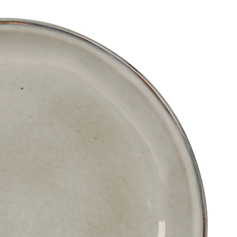 Assiette dessert en grès vert d20 cm - Nori