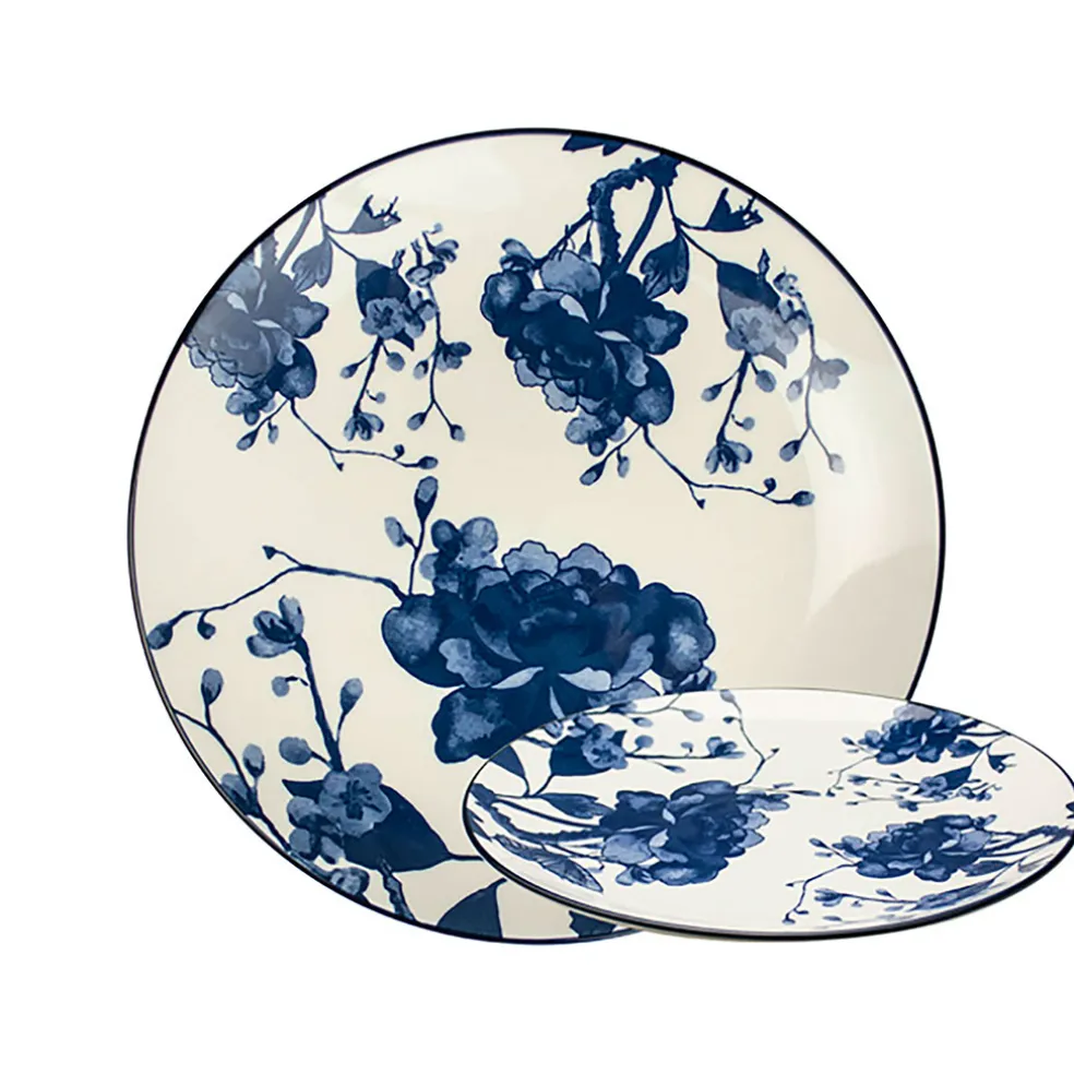 Assiette plate en céramique d26,5cm - Peony