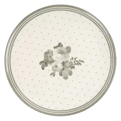 Assiette plate en faïence sauge d26cm - josephine