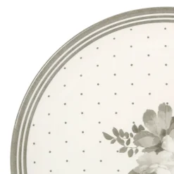 Assiette plate en faïence sauge d26cm - josephine