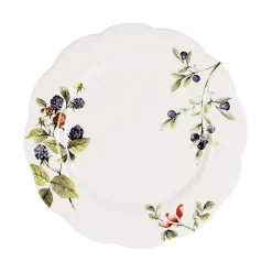 Assiette plate en faïence blanche d27cm - Meredith