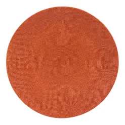 Assiette plate en gres terracotta d27cm - vesuvio