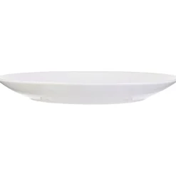 Assiette plate en porcelaine lisere doré d26cm