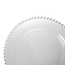 Assiette plate en verre d26cm - perloa