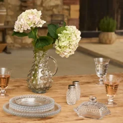 Assiette plate en verre d26cm - perloa