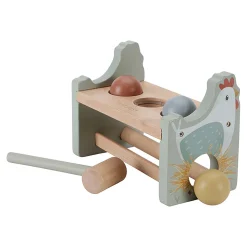 Banc à marteler en bois - Little Farm