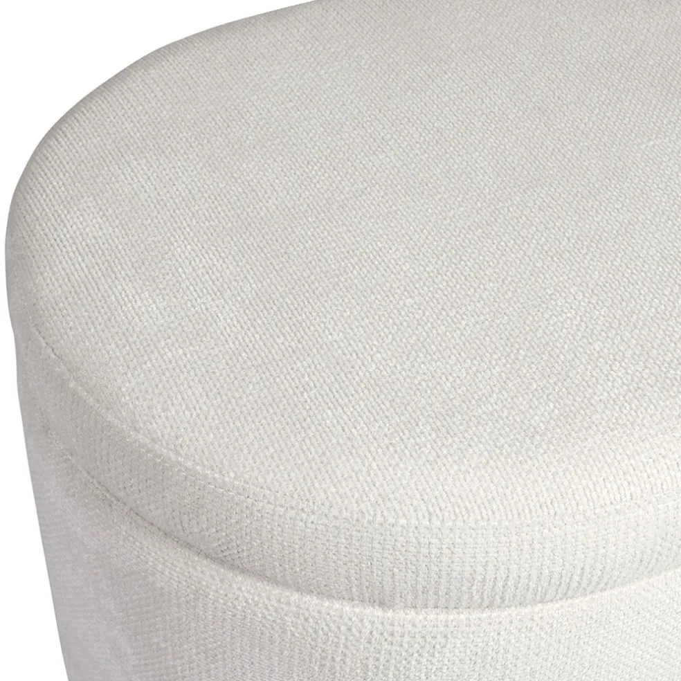 Banc coffre en tissu écru - Tessia