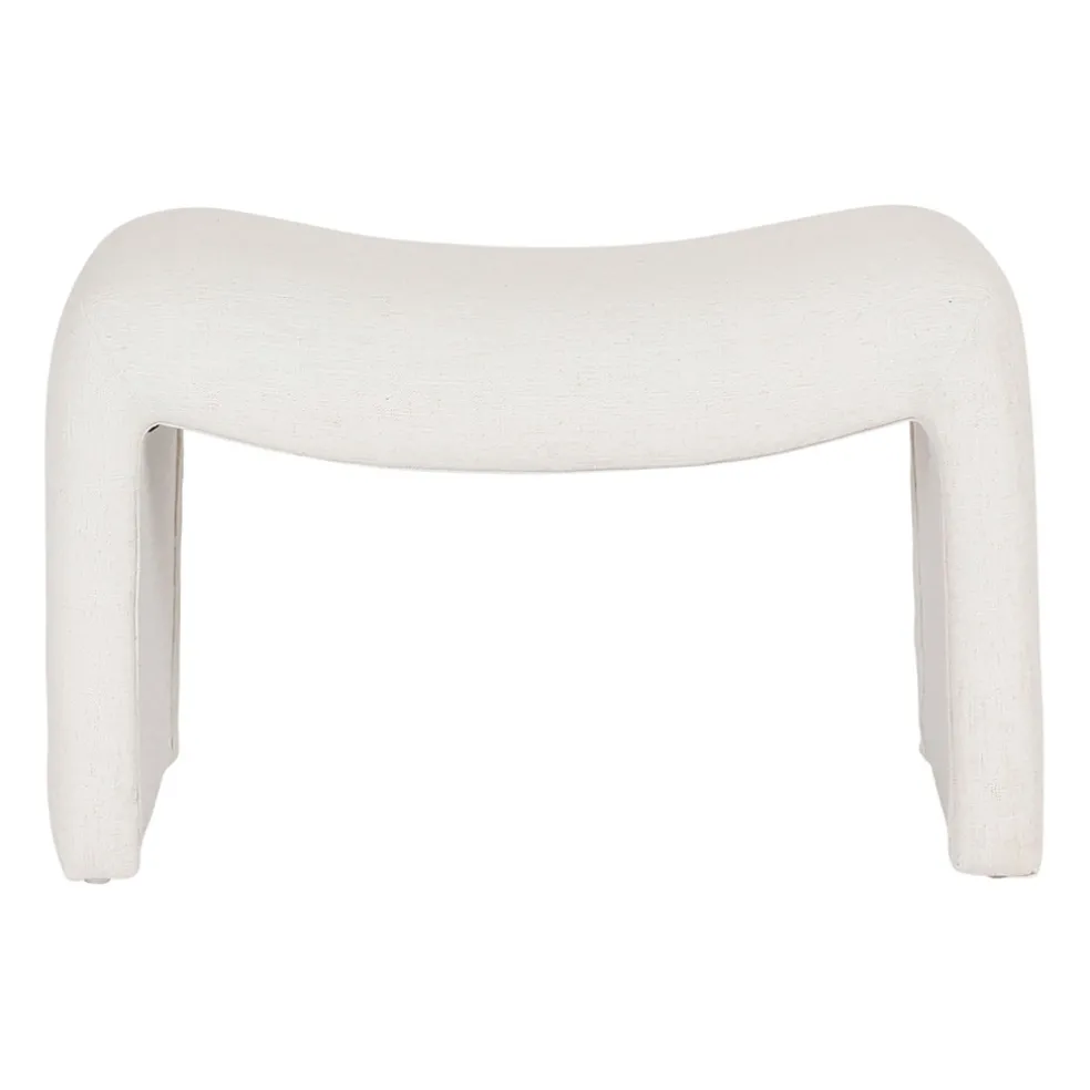 Banc en lin écru - Minimal