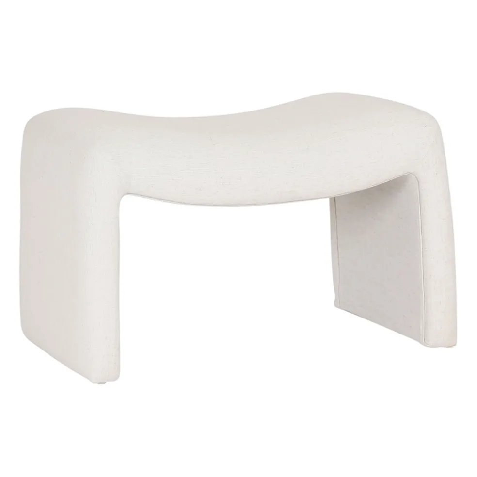 Banc en lin écru - Minimal