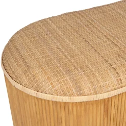 Banc en rotin et bambou naturel - Tamba